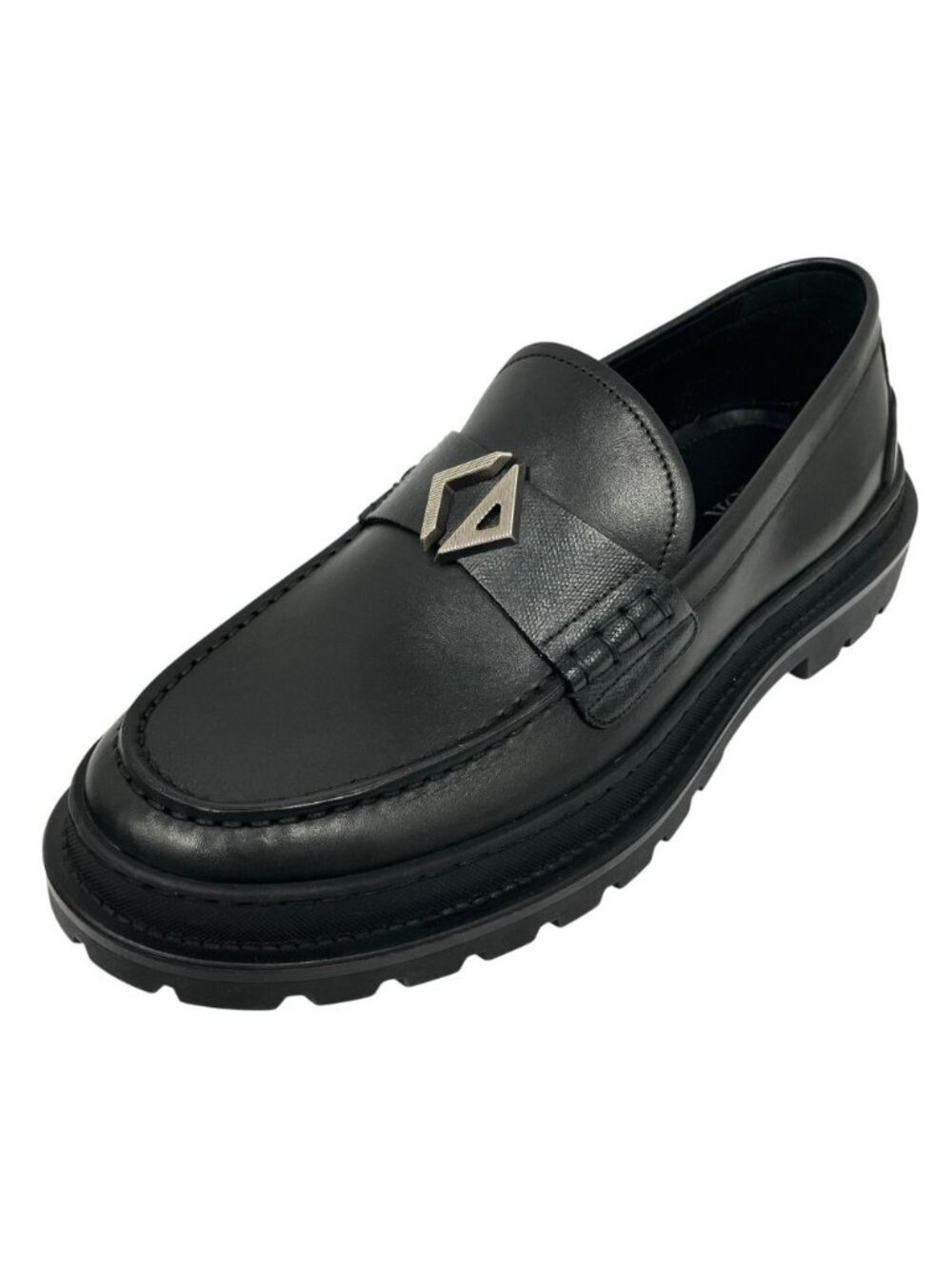 Dior Explorer Loafers Shoes Smooth Calfskin CD Logo Black